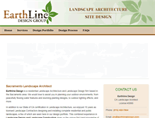 Tablet Screenshot of earthlinedesign.com